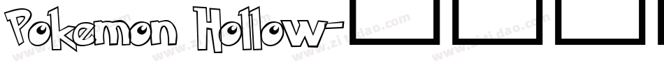 Pokemon Hollow字体转换